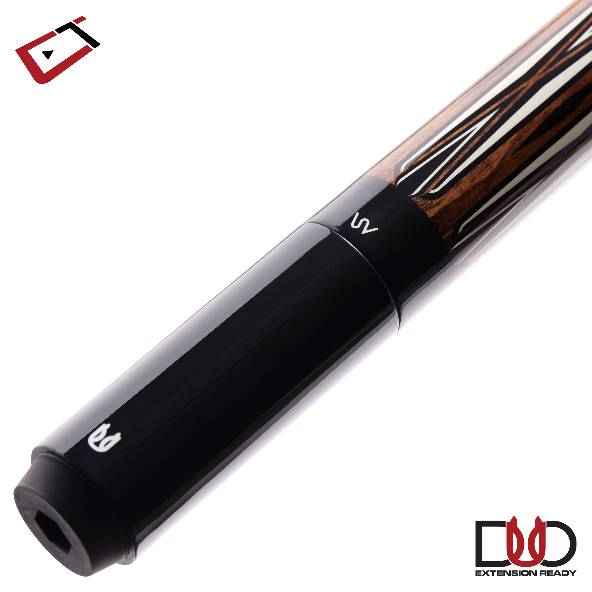 BAGUETTE DE BILLARD CUETEC AVID PROOF BRUNE LTC WRAP EN CUIR 12.25MM 19OZ