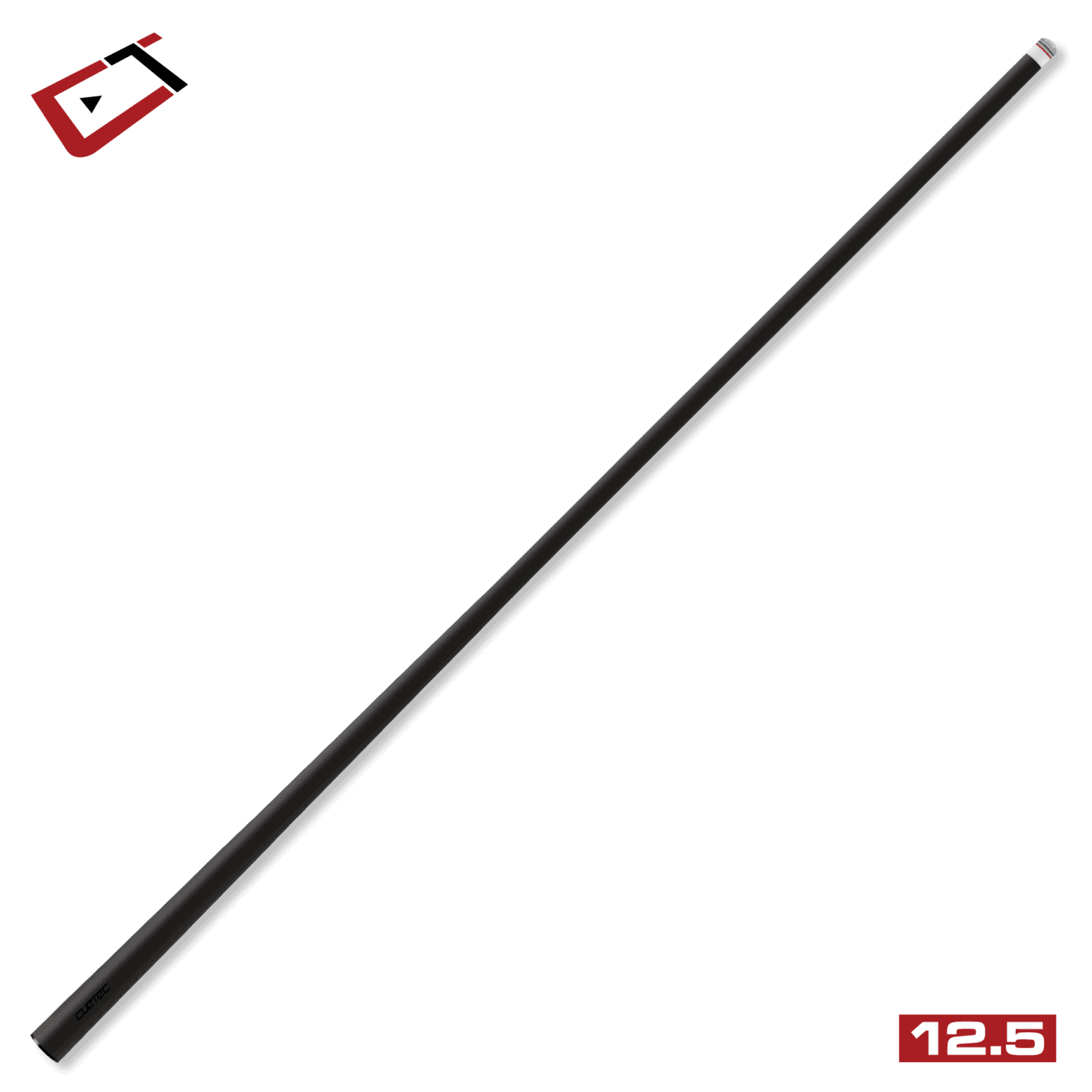 BAGUETTE DE BILLARD CUETEC CYNERGY MARRON ET ARGENT X AMBRE AVEC WRAP EN POLYMÈRE PERFORÉ 12.5MM 19OZ