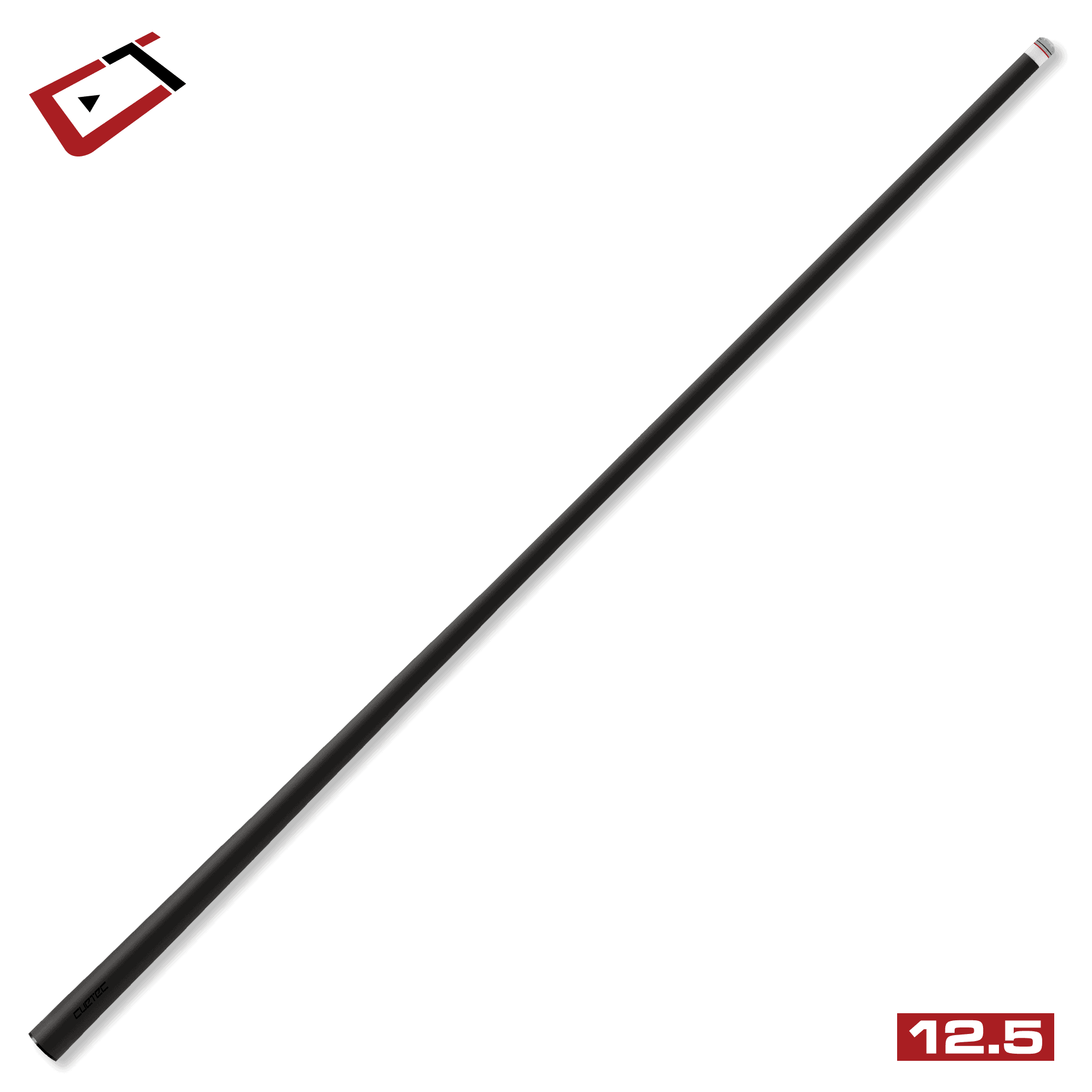 BAGUETTE DE BILLARD CUETEC CYNERGY NOIR ET ARGENT X RAW 12.5 MM 19 OZ