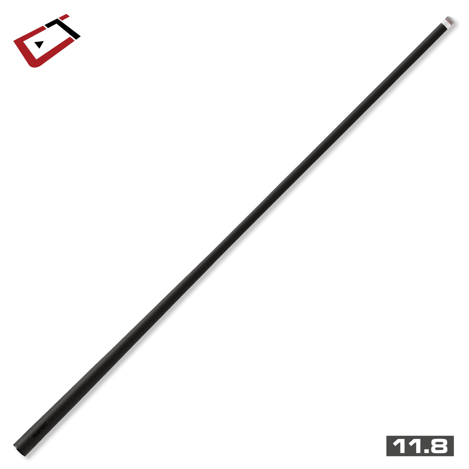BAGUETTE DE BILLARD CUETEC CYNERGY BRUN ET ARGENT X AMBRE AVEC WRAP EN POLYMÈRE PERFORÉ 11.8MM 19OZ