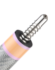 POISON CANDY SUGAR POOL CUE WITH CARBON FIBER SHAFT - PEACH/LAVENDER - NO WRAP 12.4MM 19OZ