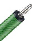 POISON VX BREAK/JUMP CUE WITH VENOM CARBON FIBER SHAFT - GREEN/PINK - TRI-COLOR GTX PATTERN WRAP 13MM 19OZ