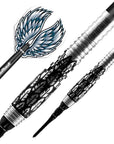 SHOT BIRDS OF PREY KITE SOFT TIP DART SET - 80% TUGSTEN BARRELS