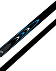 BAGUETTE DE SNOOKER DUFFERIN AGGRESSOR BLEUE 10MM