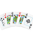 COPAG JEU DE CARTES POKER EN PLASTIQUE NEOTERIC MODÈLE 1546 JUMBO ROUGE ET BLEU ET VERT