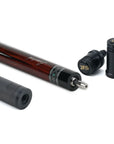 J FLOWERS ARDEN PRESTIGE POOL CUE BROWN CARBON SHAFT 13MM 19OZ