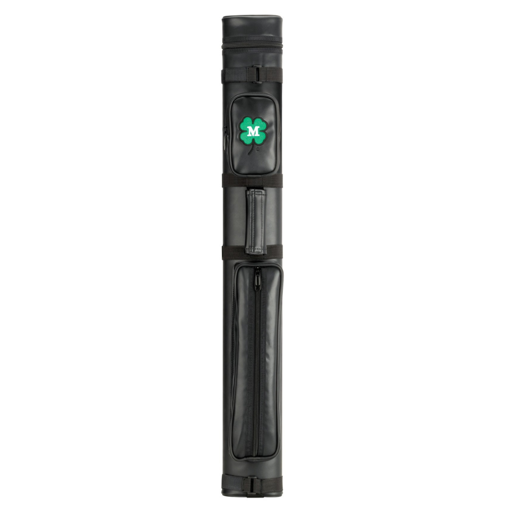 MCDERMOTT ÉTUI RIGIDE OVALE NOIR AVEC TRÈFLE VERTE 2B/2S