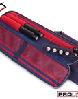 ÉTUI POUR BAGUETTE DE BILLARD CUETEC PROLINE 4 MANCHES 8 FLÈCHES BLEU MARIN