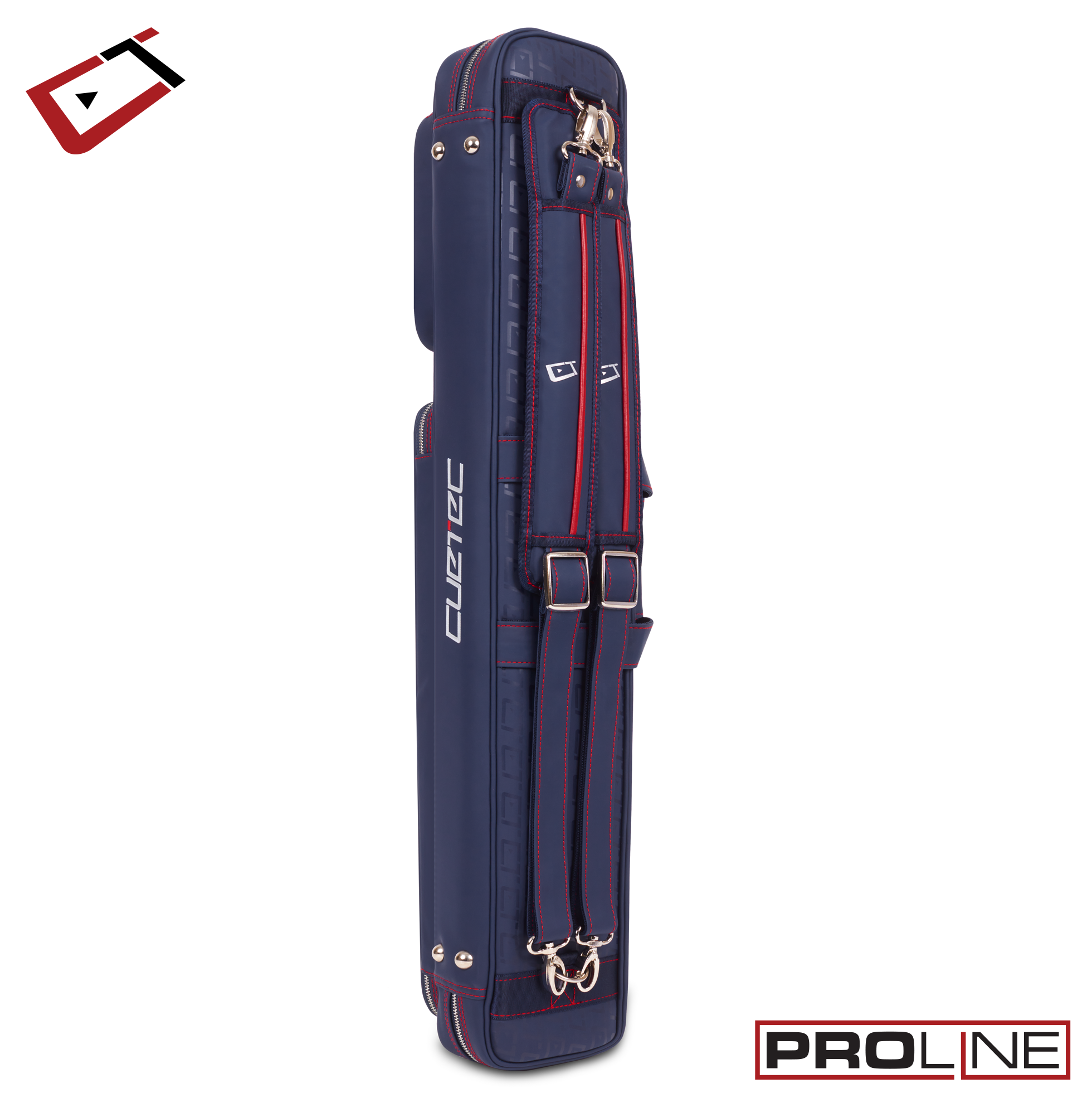 ÉTUI POUR BAGUETTE DE BILLARD CUETEC PROLINE 4 MANCHES 8 FLÈCHES BLEU MARIN