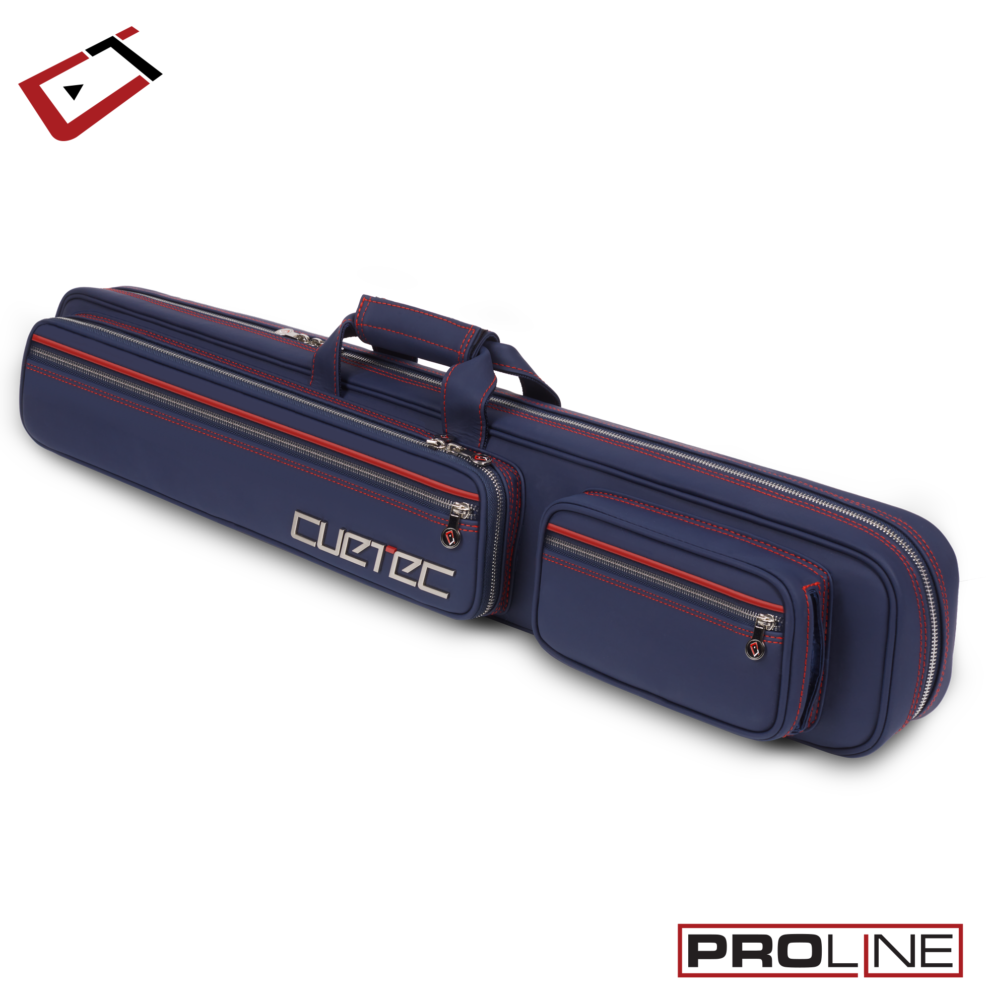 ÉTUI POUR BAGUETTE DE BILLARD CUETEC PROLINE 4 MANCHES 8 FLÈCHES BLEU MARIN