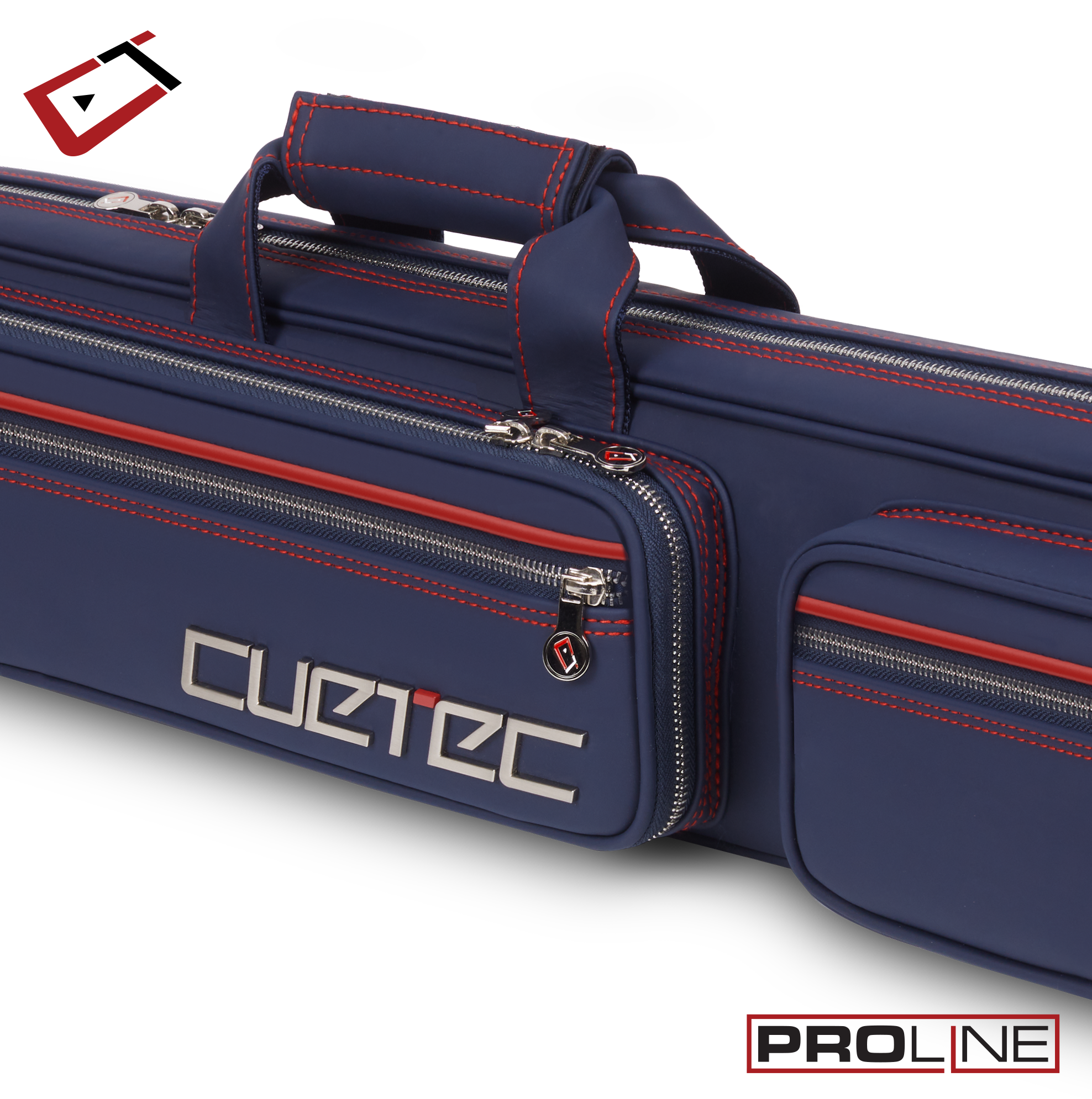 ÉTUI POUR BAGUETTE DE BILLARD CUETEC PROLINE 4 MANCHES 8 FLÈCHES BLEU MARIN