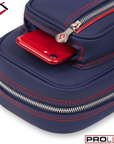 ÉTUI POUR BAGUETTE DE BILLARD CUETEC PROLINE 4 MANCHES 8 FLÈCHES BLEU MARIN