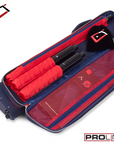 ÉTUI POUR BAGUETTE DE BILLARD CUETEC PROLINE 2 MANCHES 4 FLÈCHES BLEU MARIN