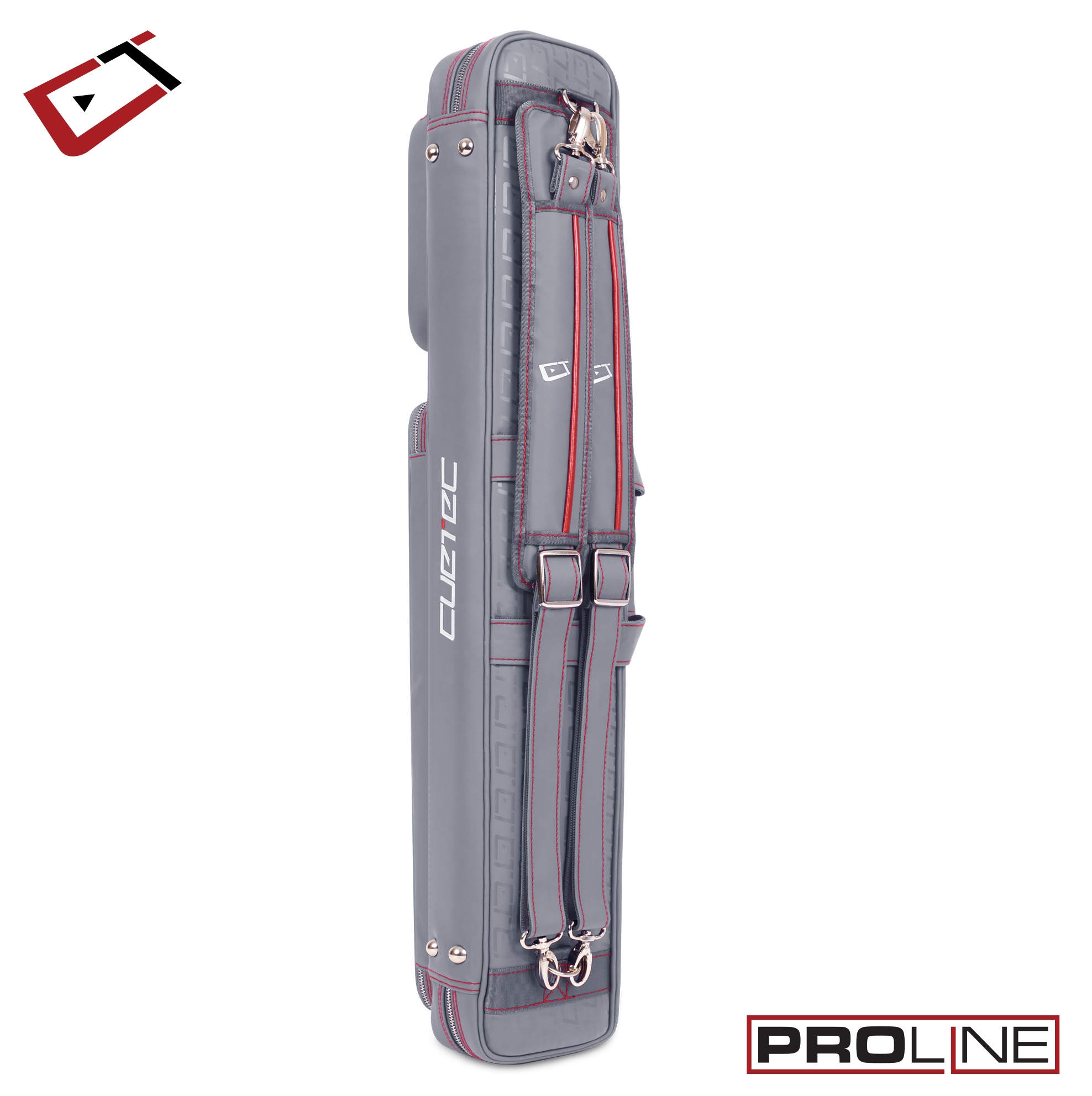 ÉTUI POUR BAGUETTE DE BILLARD CUETEC PROLINE 4 MANCHES 8 FLÈCHES GRIS