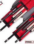 ÉTUI POUR BAGUETTE DE BILLARD CUETEC PROLINE 4 MANCHES 8 FLÈCHES GRIS