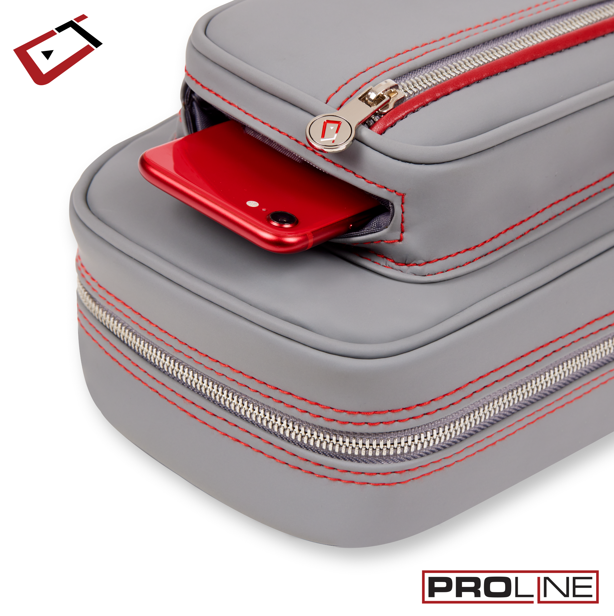 ÉTUI POUR BAGUETTE DE BILLARD CUETEC PROLINE 4 MANCHES 8 FLÈCHES GRIS