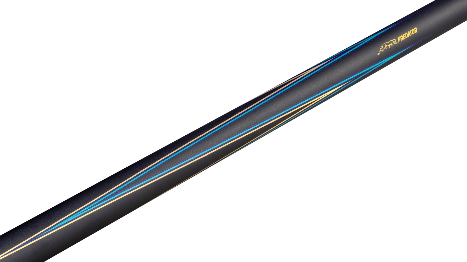 BAGUETTE DE BILLARD PREDATOR SNEAKY PETE 4 POINTES - NOIR ET BLEU - POIGNÉE EN CUIR AVEC MOTIF D'ÉLÉPHANT (FLÈCHE NON INCLUSE)