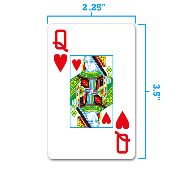 COPAG JEU DE CARTES BRIDGE EN PLASTIQUE DOUBLE ENSEMBLE 1546 JUMBO ROUGE ET NOIR