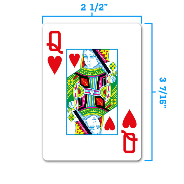 COPAG JEU DE CARTES POKER EN PLASTIQUE NEOTERIC MODÈLE 1546 JUMBO ROUGE ET BLEU ET VERT