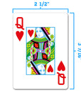 COPAG JEU DE CARTES POKER EN PLASTIQUE NEOTERIC MODÈLE 1546 JUMBO ROUGE ET BLEU ET VERT