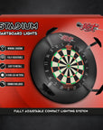 LUMIÈRE POUR CIBLE DE DARDS SHOT STADIUM