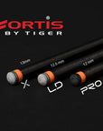 FLÈCHE TIGER FORTIS PRO FIBRE DE CARBON 12.5MM UNI-LOC NOIR