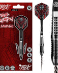 SHOT TRIBAL WEAPON SAVAGE STEEL TIP DART SET - 90% TUNGSTEN BARRELS