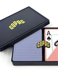 COPAG JEU DE CARTES POKER EN PLASTIQU EXPORT JUMBO ROUGE ET BLEU