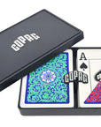 COPAG JEU DE CARTES POKER EN PLASTIQUE NEOTERIC MODÈLE 1546 JUMBO ROUGE ET BLEU ET VERT