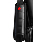 ÉTUI RIGIDE FALCON EN CUIR PVC NOIR ET ROUGE 3M 5F