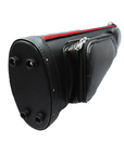 ÉTUI RIGIDE FALCON EN CUIR PVC NOIR ET ROUGE 3M 5F