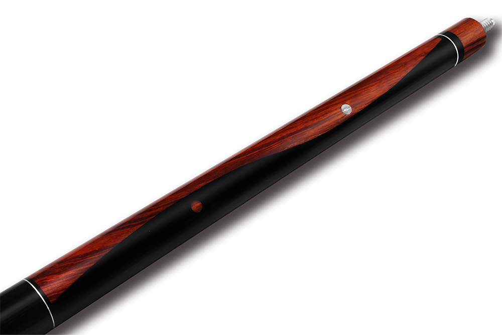 BAGUETTE DE BILLARD FALCON YIN YANG BRUN ET NOIR 13MM 19OZ