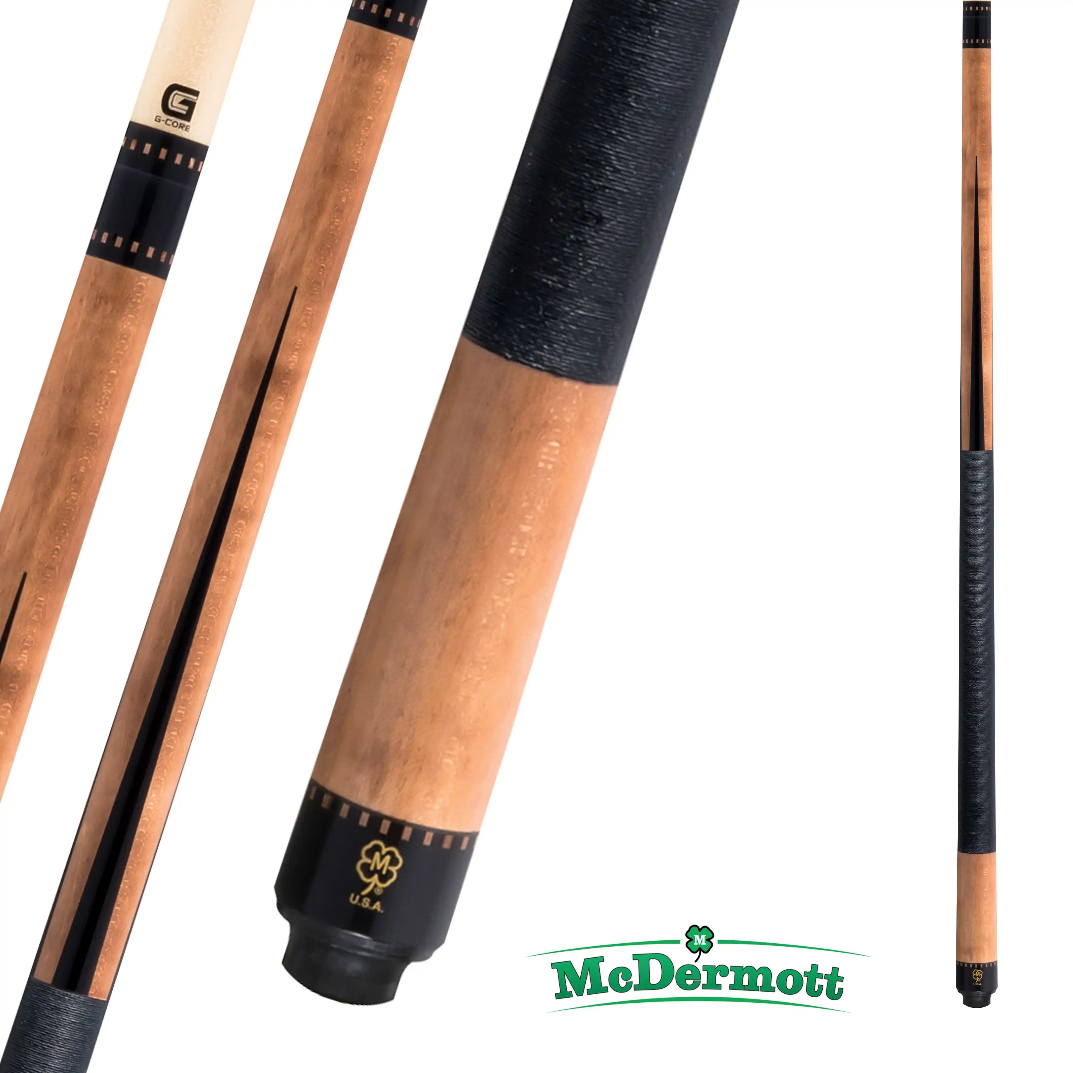 BAGUETTE DE BILLARD MCDERMOTT G-SERIES G343 NOIR ET ROUGE 12.5MM 19OZ