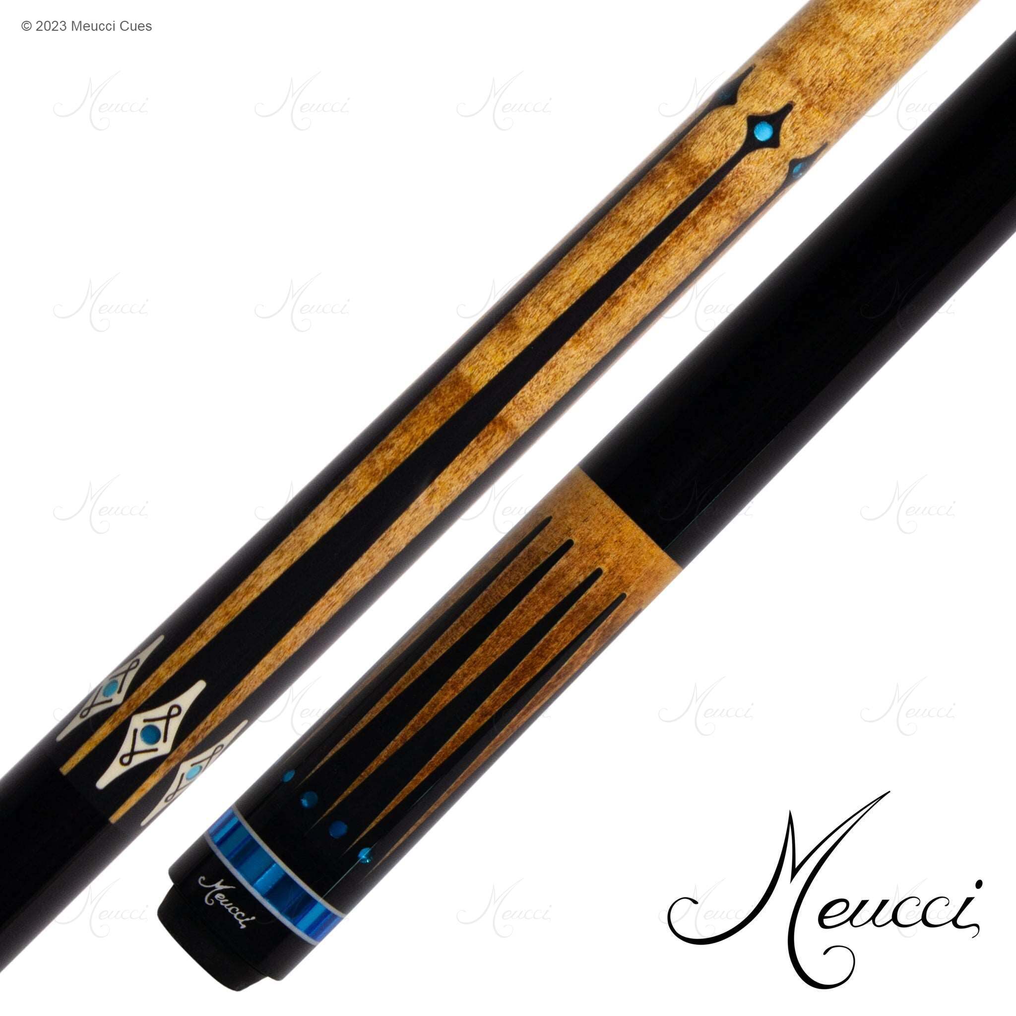 BAGUETTE DE BILLARD MEUCCI HI-PRO 3 BLEU 12.5MM 19OZ