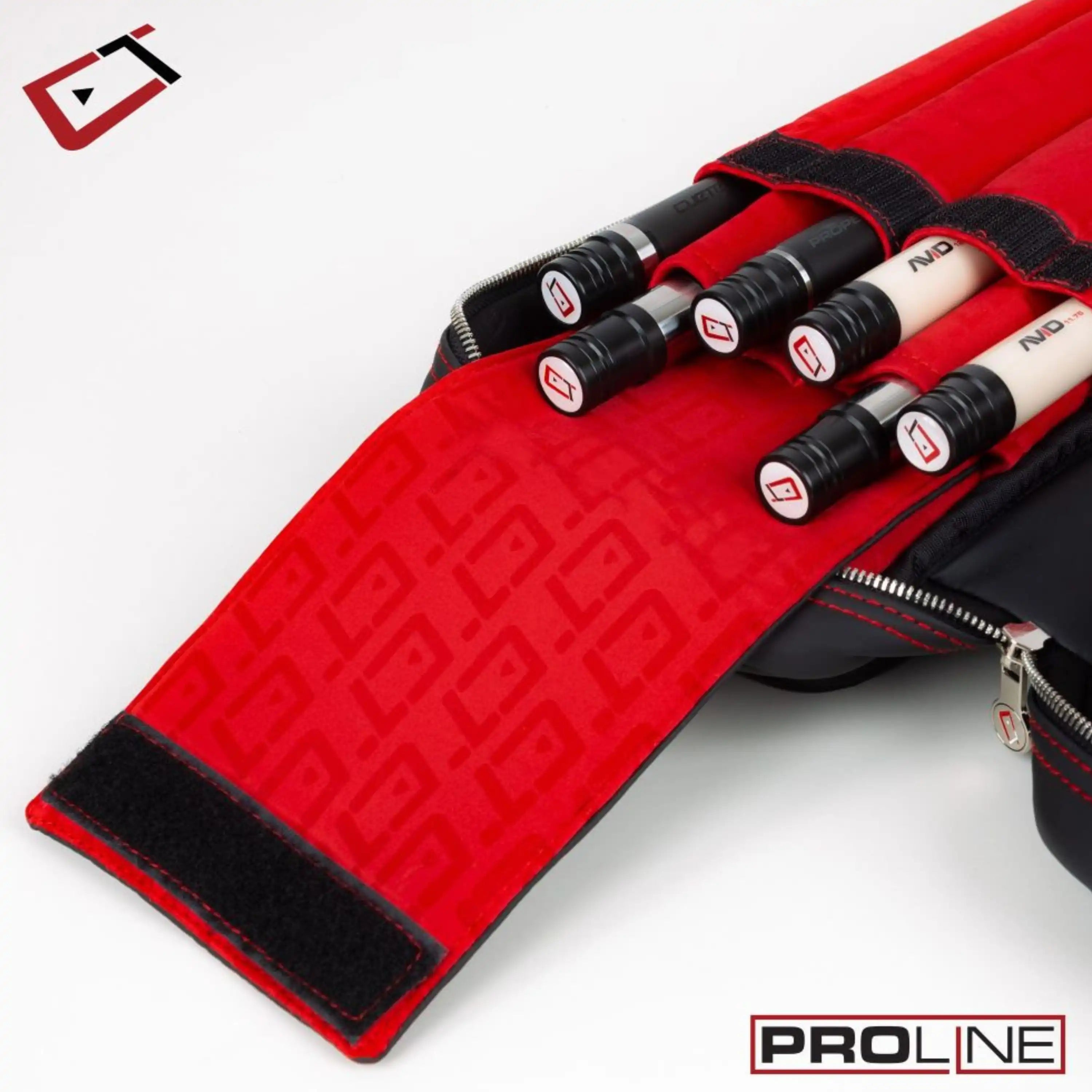 ÉTUI SOUPLE CUETEC POUR BAGUETTES DE BILLARD PRO LINE 4X8 - NOIR