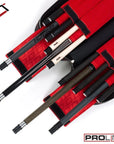 ÉTUI SOUPLE CUETEC POUR BAGUETTES DE BILLARD PRO LINE 4X8 - NOIR