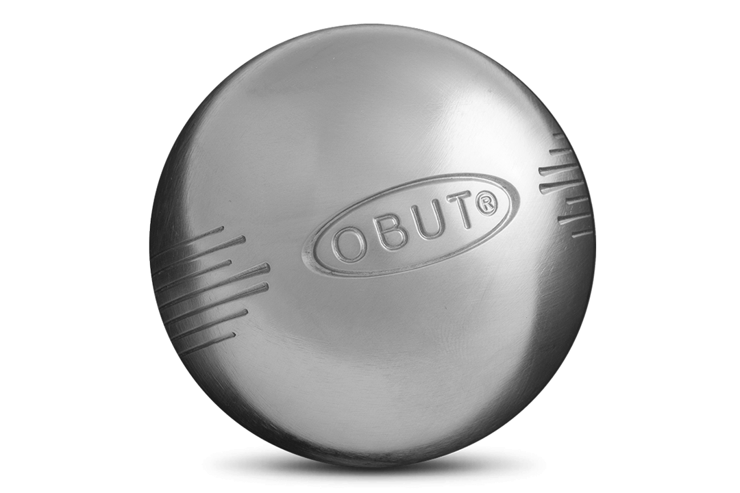 ENS. 3 BOULES PETANQUE OBUT LOISIRS SIDE INOX