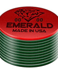 TIGER EMERALD LAMINATED CUE TIP - MEDIUMHARD