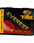TIGER EVEREST LAMINATED CUE TIP - MEDIUM