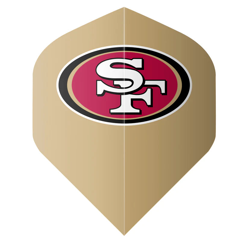 SHOT NFL 49ERS ENSEMBLE DE PLUMES DE DARD - BEIGE