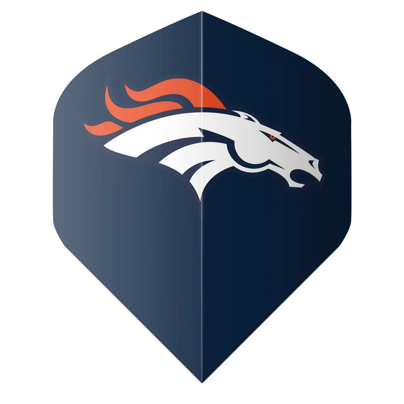 SHOT NFL BRONCOS ENSEMBLE DE PLUMES DE DARD - BLEU
