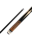 PEARSON POOL CUE PLAYERS SERIES PP-3 BROWN ZEBRAWOOD - CARBON SHAFT NO WRAP 12.5MM
