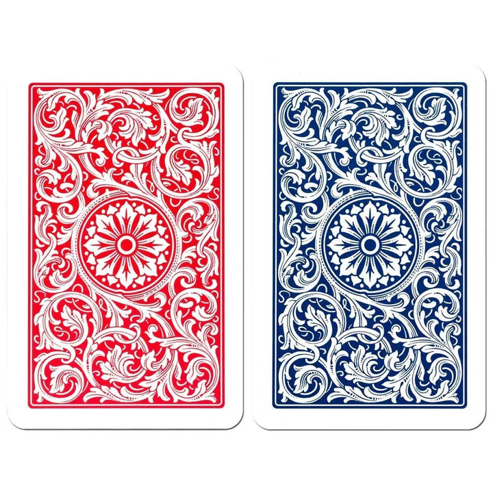 COPAG PLASTIC BRIDGE DECK CARDS 1546 JUMBO RED AND BLUE