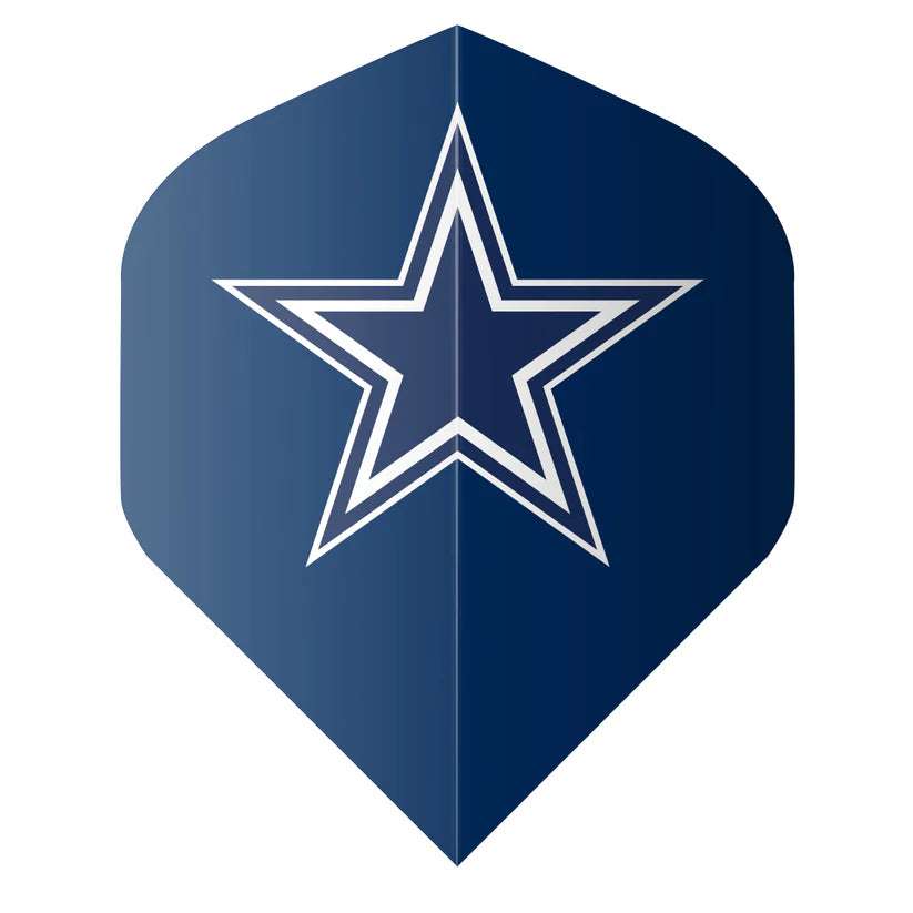 SHOT NFL COWBOYS ENSEMBLE DE PLUMES DE DARD - BLEUE