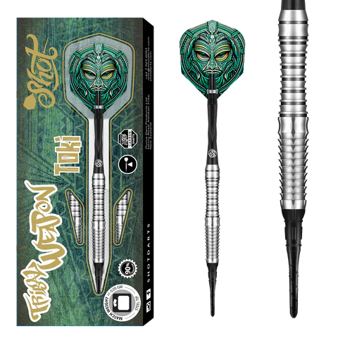FLÉCHETTES SHOT TRIBAL WEAPON TOKI POINTE SOUPLE - BARREAUX EN TUNGSTÈNE À 90%