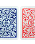 COPAG JEU DE CARTES POKER EN PLASTIQUE  SÉRIE 1546 ROUGE ET BLEU FORMAT STANDARD