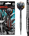 SHOT GNARLY RIPPAH SOFT TIP DART SET - 90% TUNGSTEN DART BARRELS