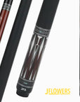 J FLOWERS ARDEN PRESTIGE POOL CUE BROWN CARBON SHAFT 13MM 19OZ