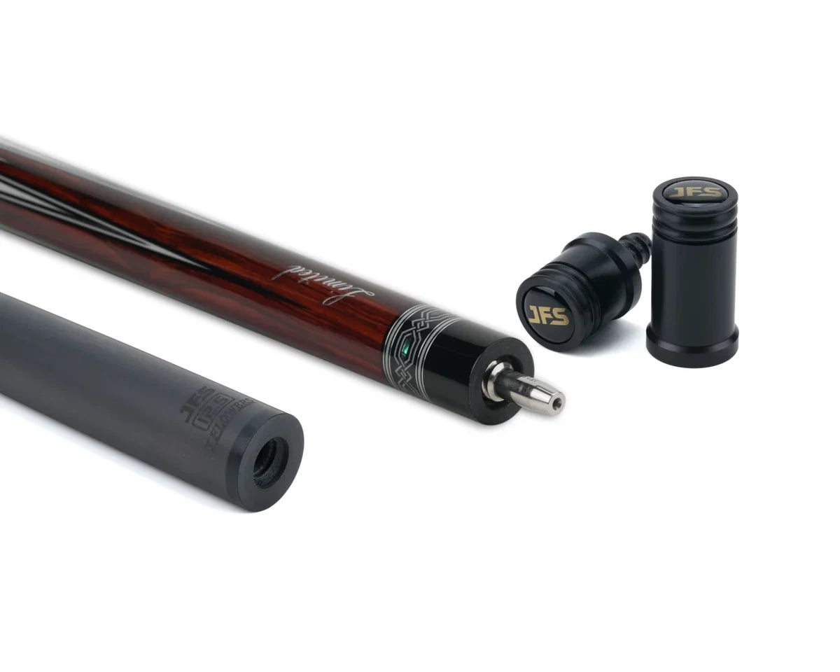 J FLOWERS ARDEN PRESTIGE POOL CUE BROWN CARBON SHAFT 13MM 19OZ