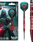SHOT FUTURE KNIGHTS DREADHEART STEEL TIP DART SET - 90% TUNGSTEN BARRELS